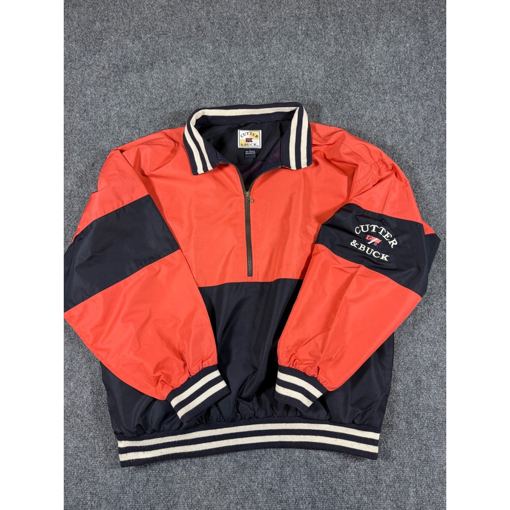 Vintage Cutter & Buck Jacket Mens Large‎ Golf Pullover Windbreaker Classic